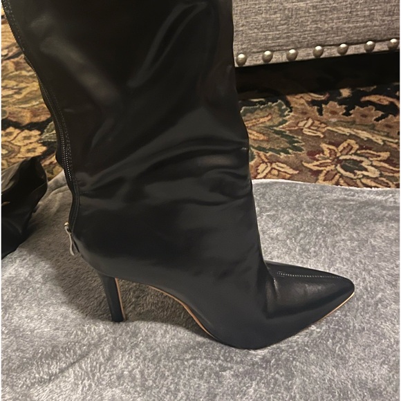 Nice patten leather boots with insulated fiber inner wear size 39 w/ 4in heel - Picture 2 of 9